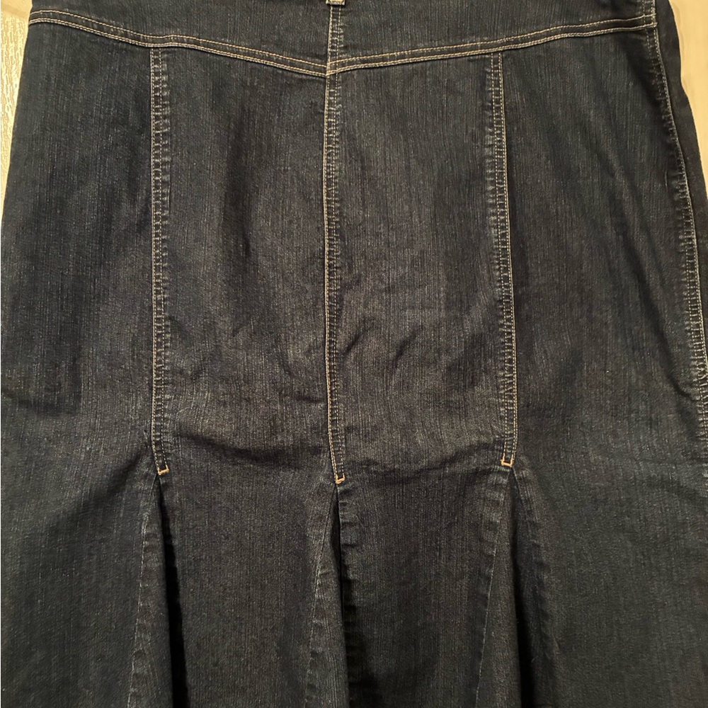 Apostrophe Blue Denim Skirt